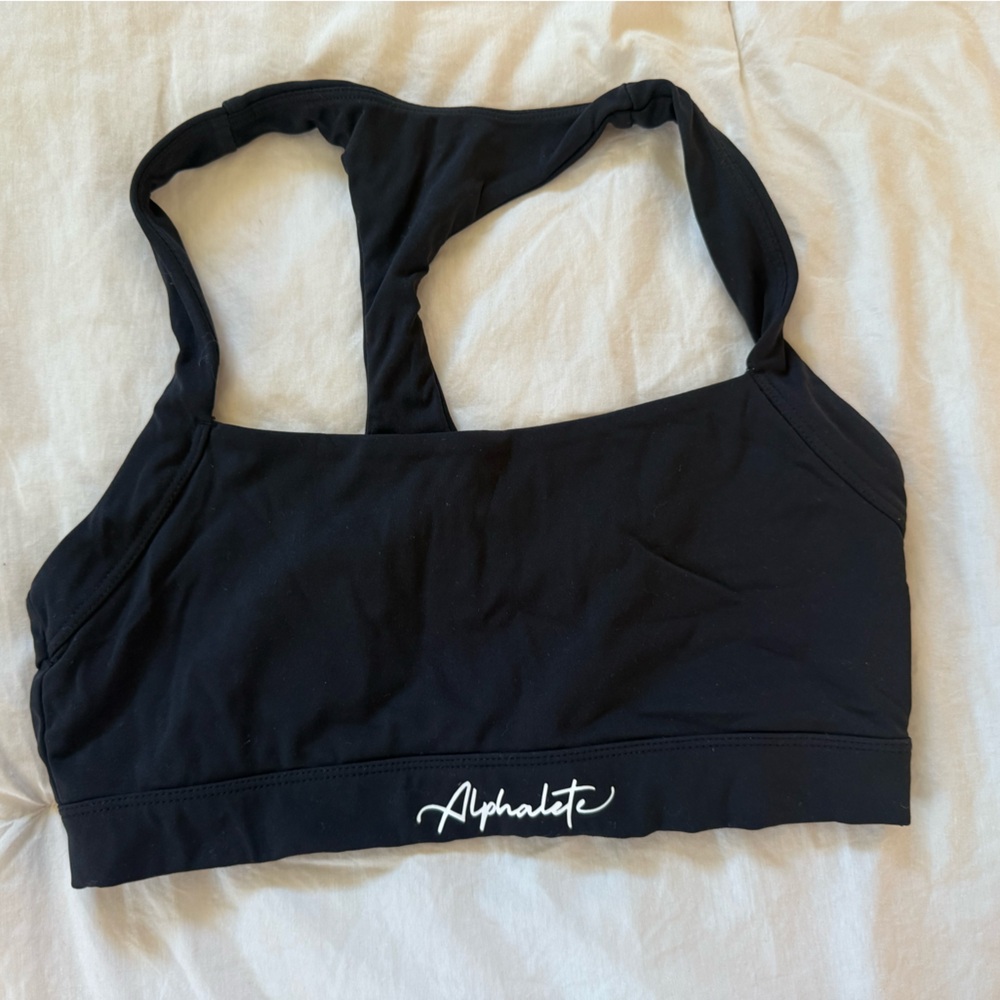 Black Alphalete Sports Bra